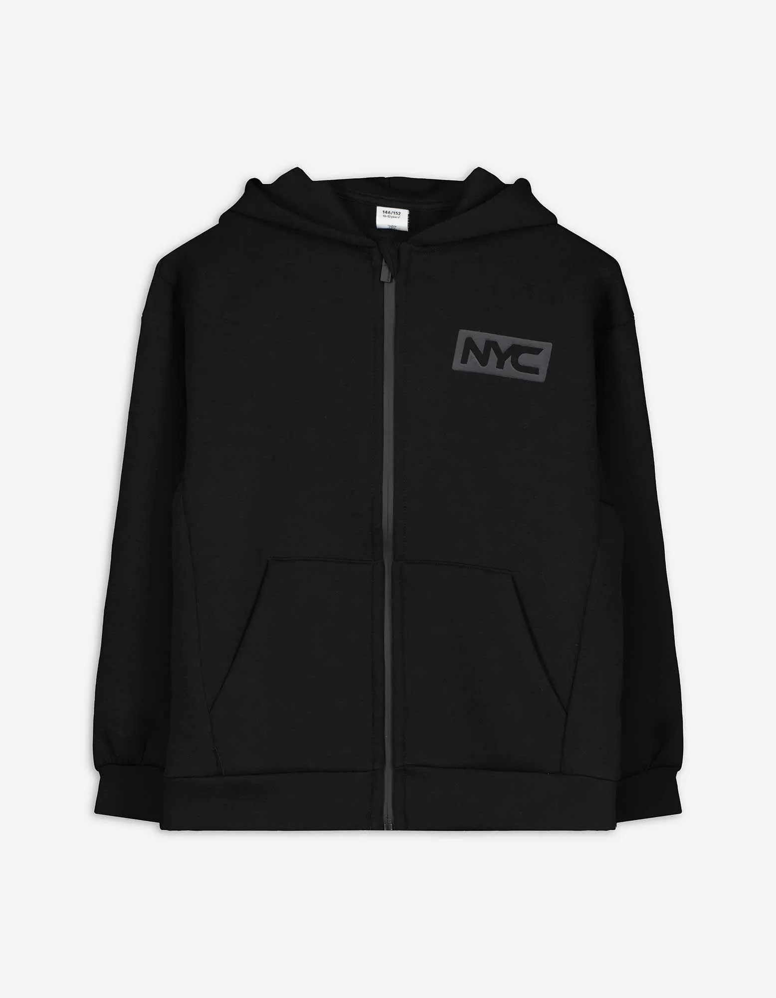 Propínací mikina - cerná