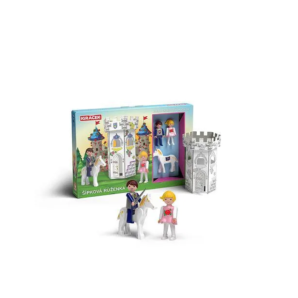 Efko IGRÁČEK - Šípková Růženka - kreativní set s pohádkou
