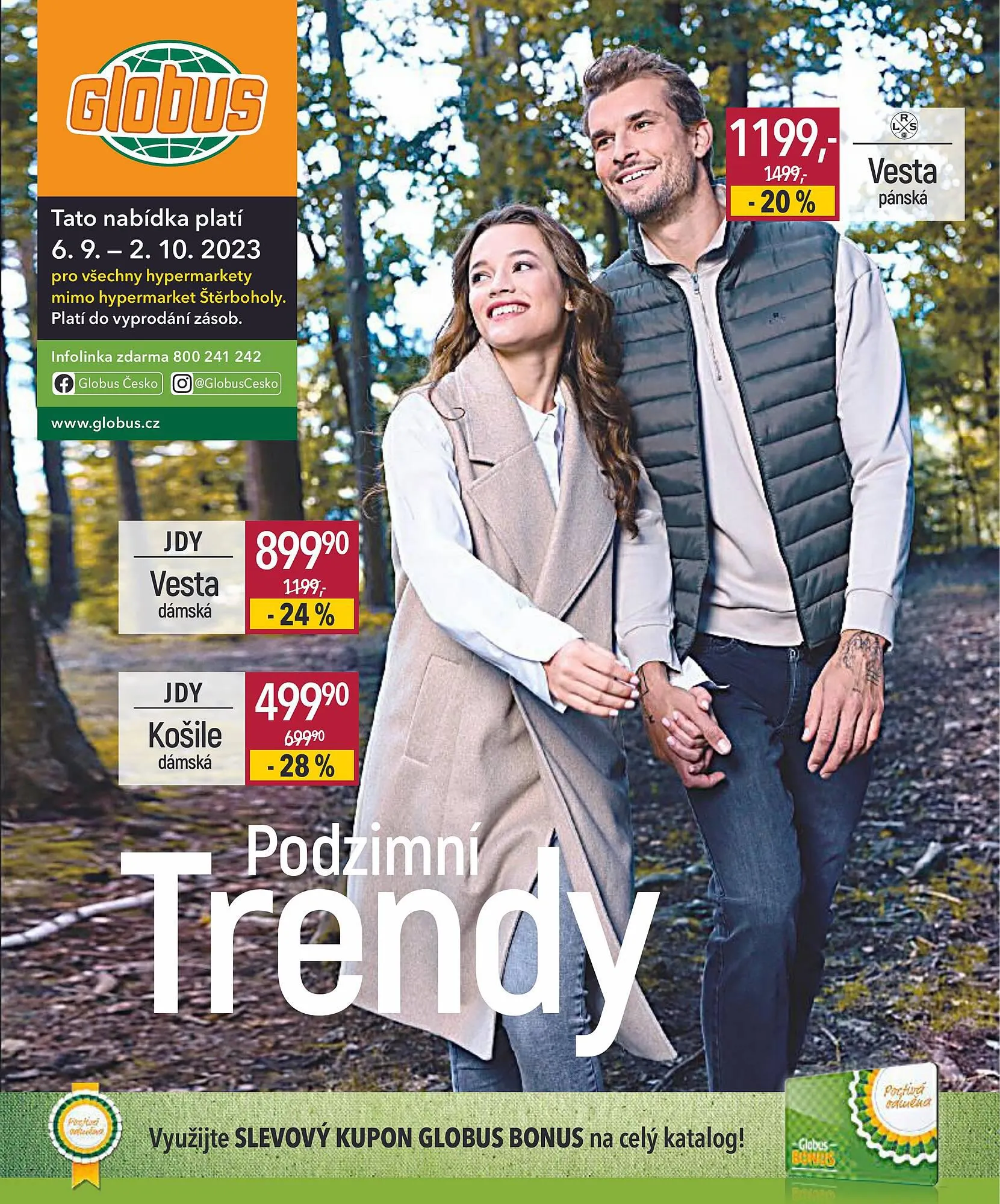 Globus leták - 6. září 2. října 2023 - Page 1