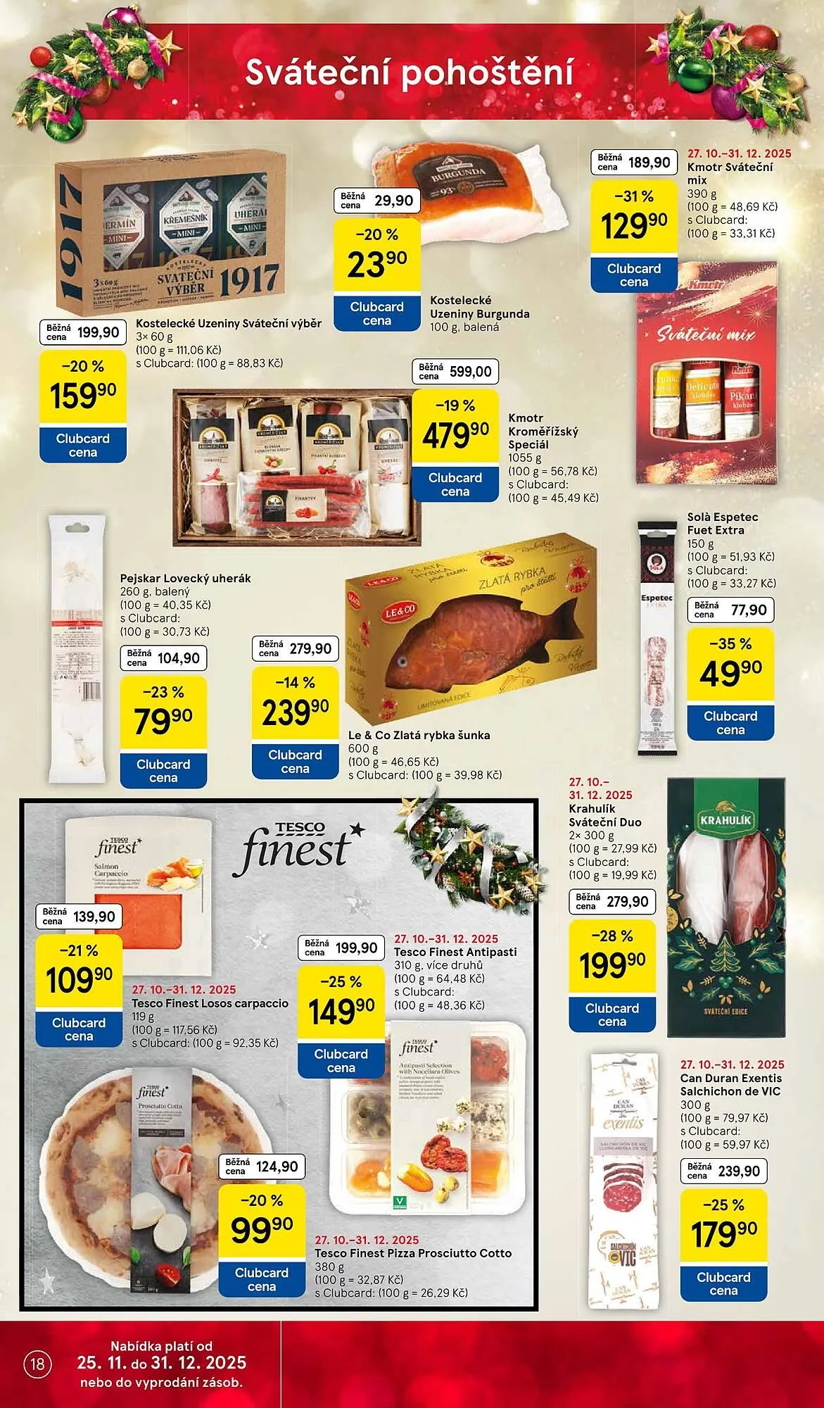 Tesco leták - 10. prosince 16. prosince 2025 - Page 18