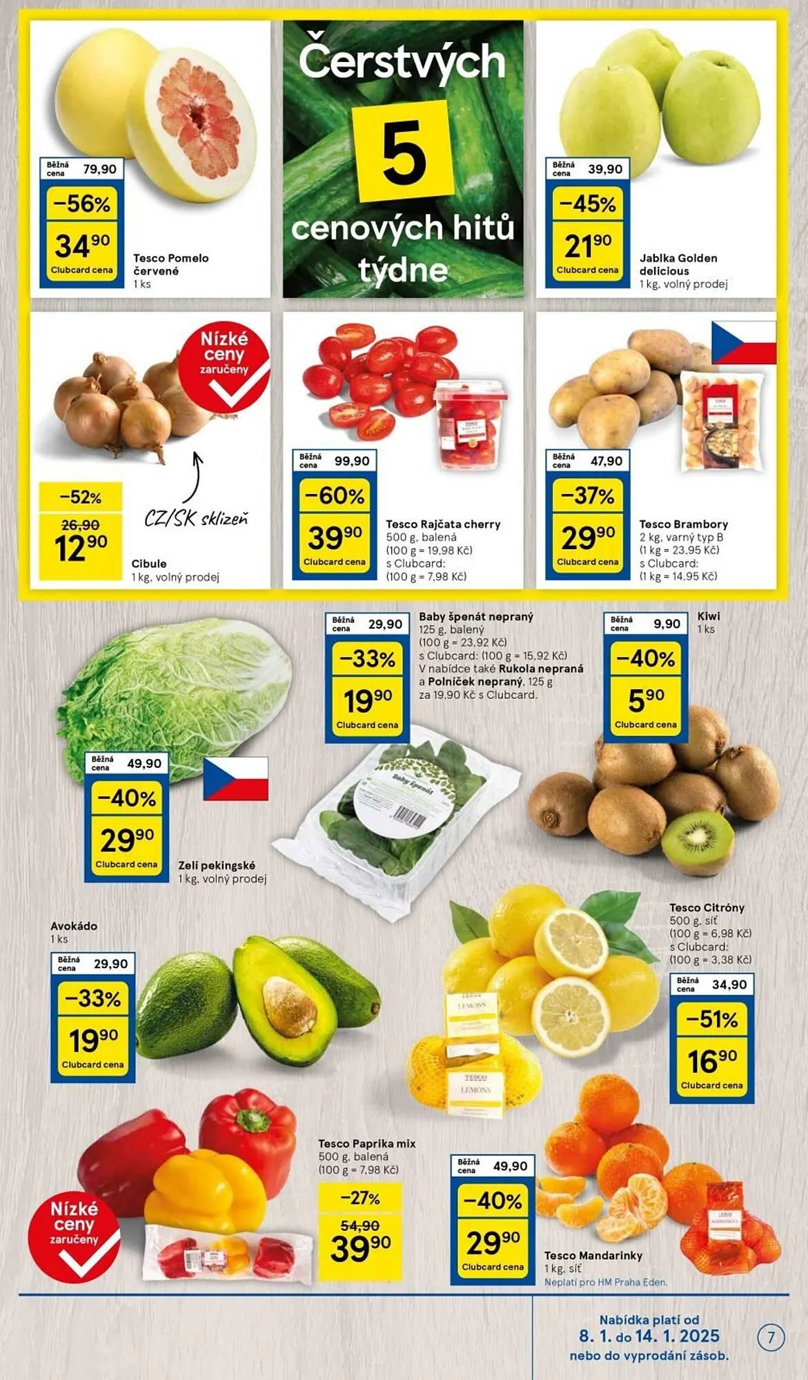 Tesco leták - 8. ledna 14. ledna 2025 - Page 7