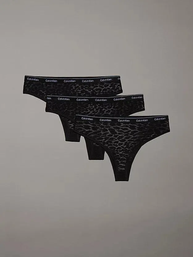 3 Pack Brazilian Briefs - Icon Lace