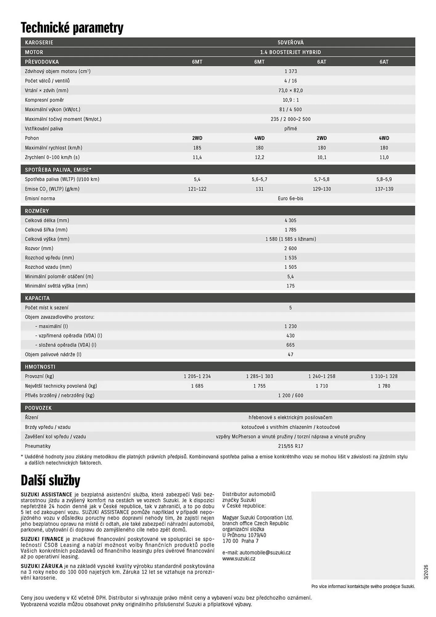 Suzuki leták - 21. března 4. dubna 2026 - Page 4