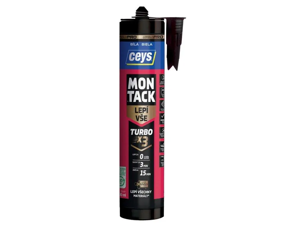 lepidlo montážní 290ml MONTACK TURBO CEYS