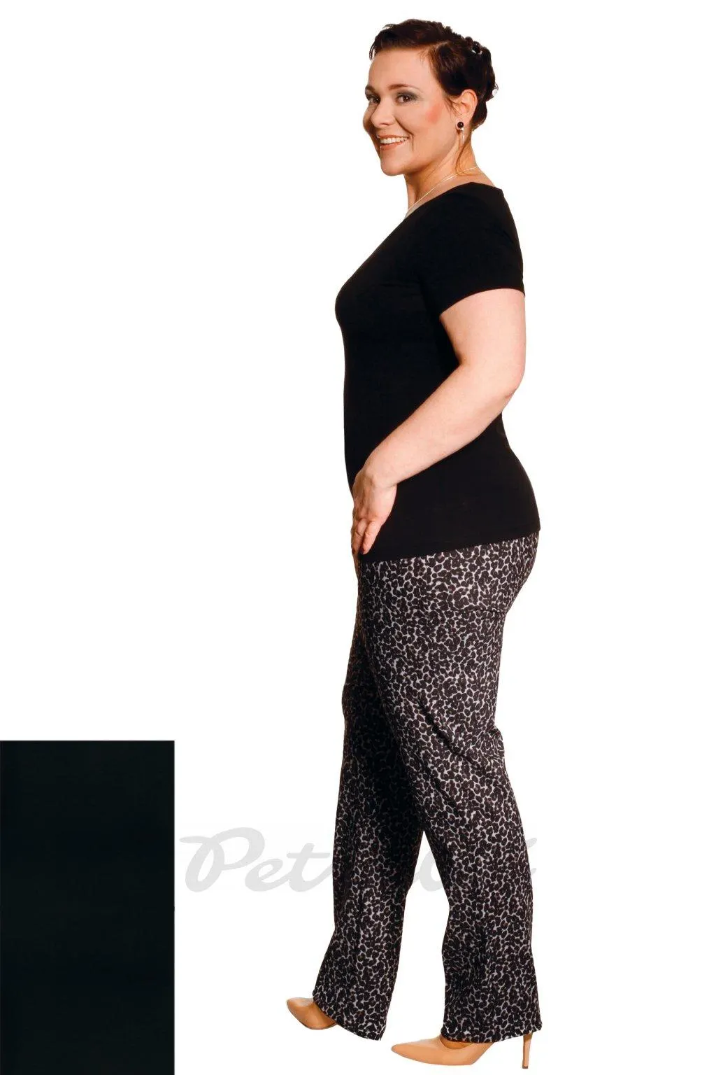 Stylové bengalínové kalhoty LENKA2 - 4 délky