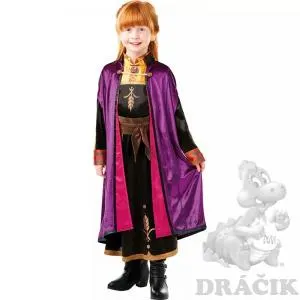 Frozen 2 - Kostým Deluxe Anna, vel. 128 cm