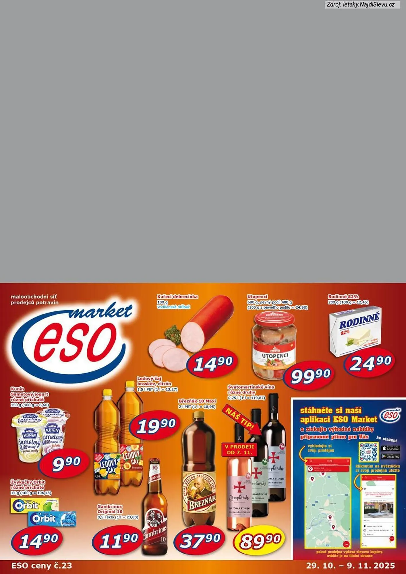 ESO MARKET leták - 1