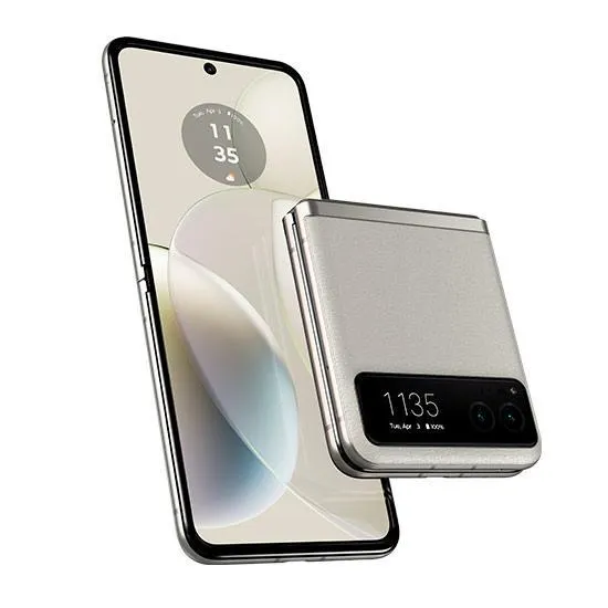 Mobilní telefon Motorola RAZR 40, 8GB/256GB Vanille Cream použité