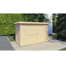 Dřevěný zahradní domek Velo přírodní 206 x 102 cm vč. podlahy