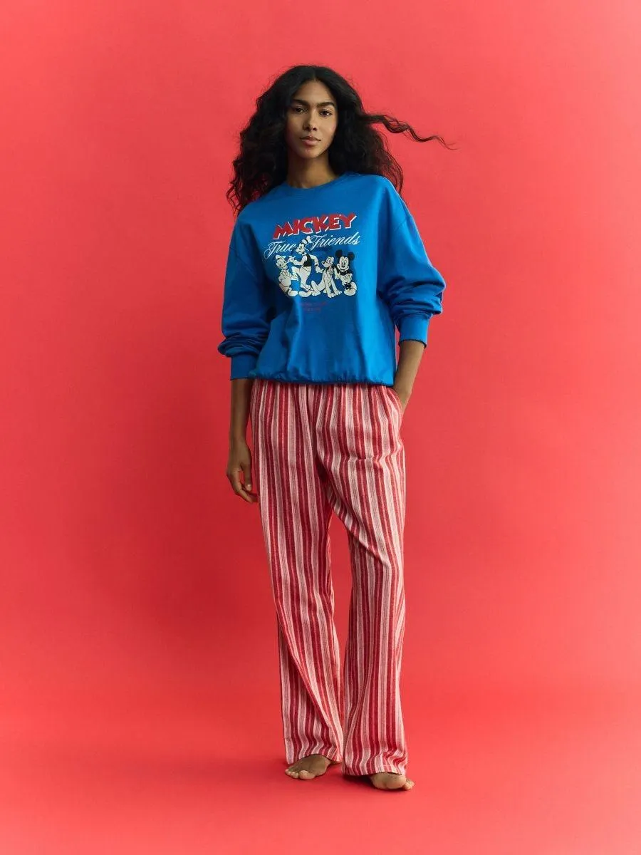 Bavlněná pyžamová souprava Mickey Mouse