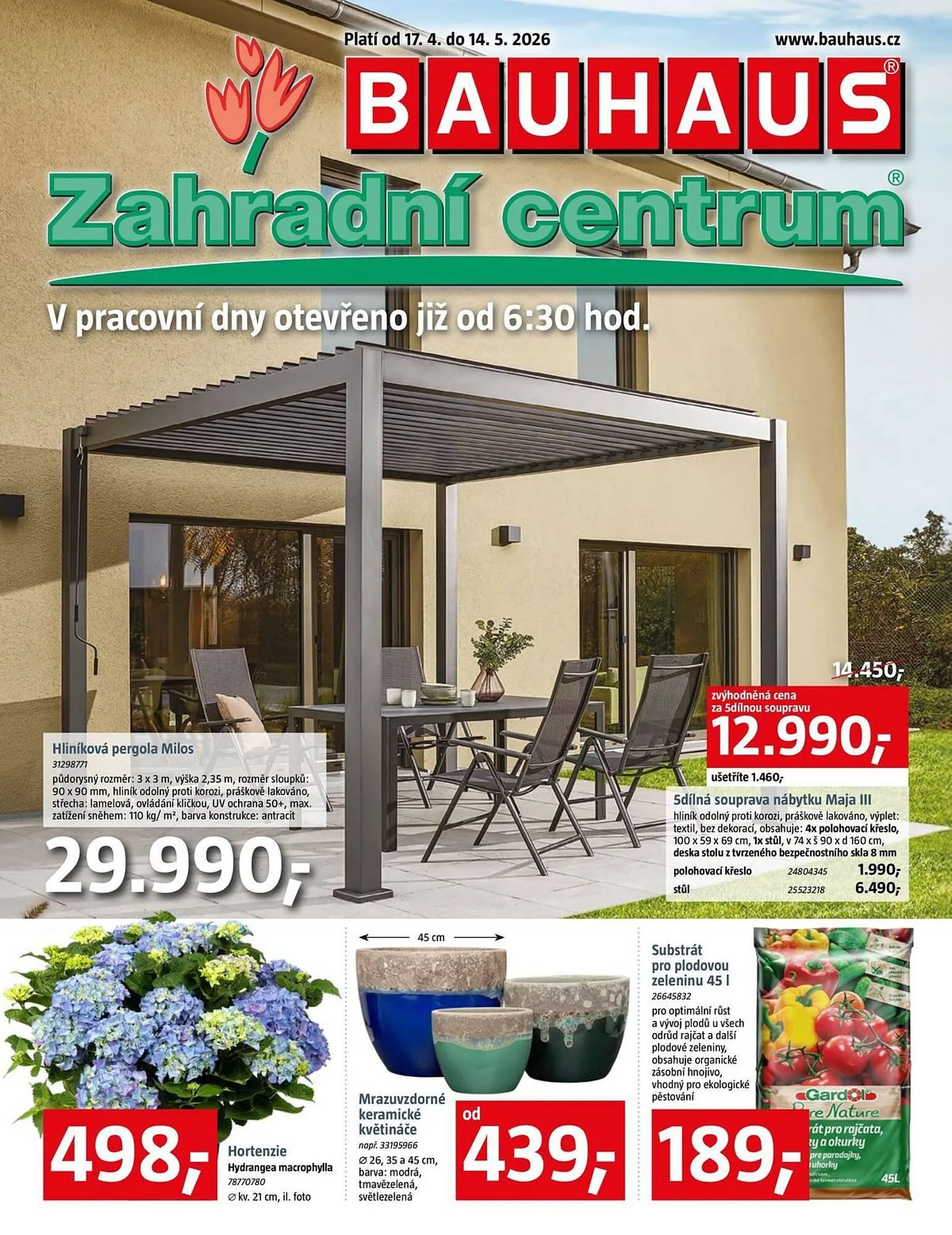 Bauhaus leták - 17. dubna 14. května 2026 - Page 1