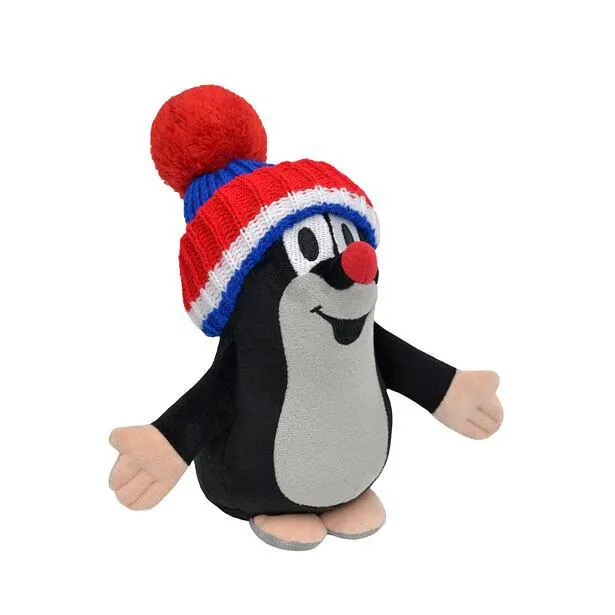 Moravská Ústředna Krtek kulich modrý-trikol 20cm