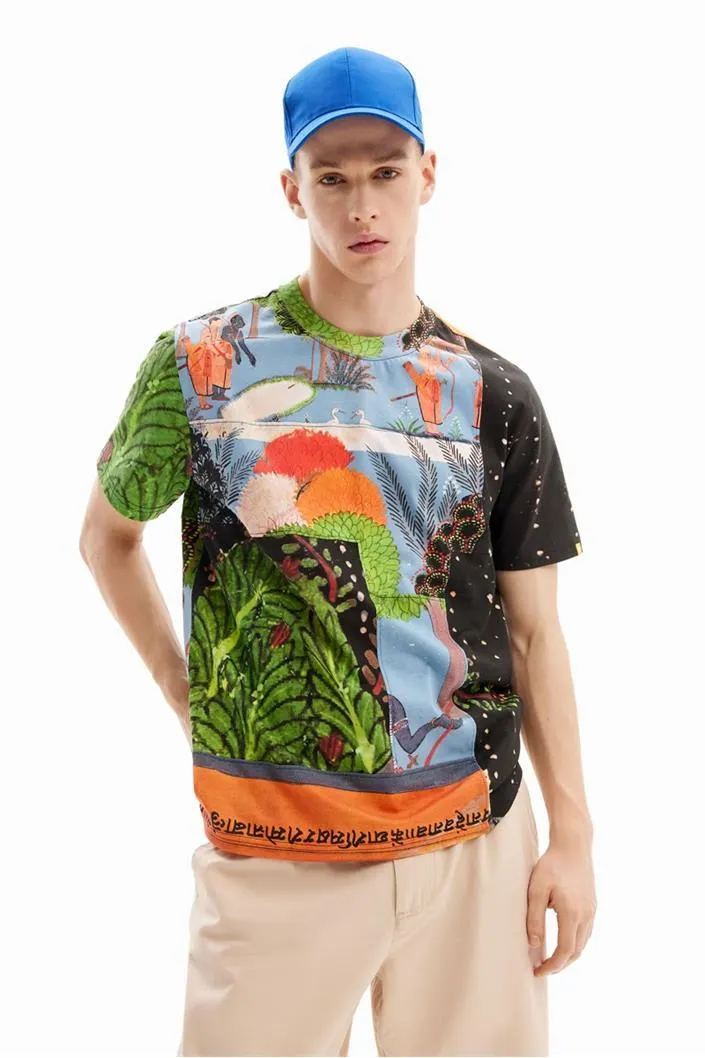 tričko Desigual Roman tutti fruti