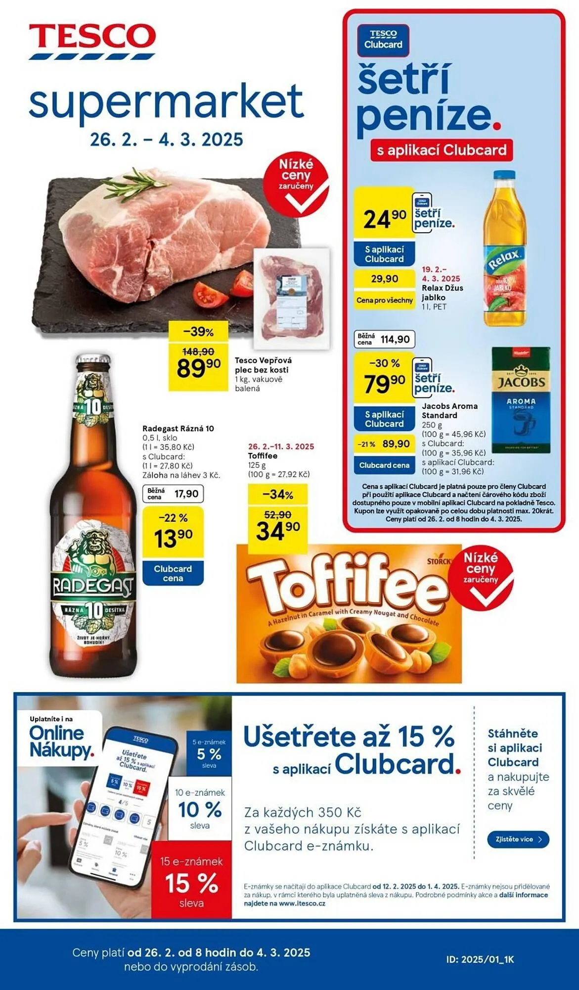Tesco leták - 1