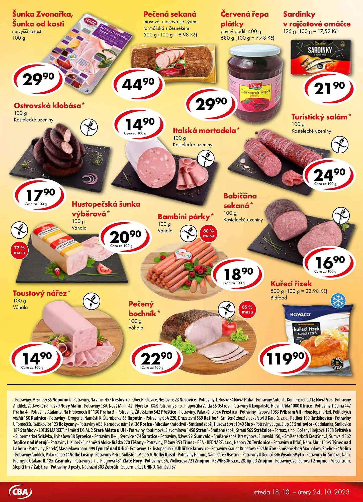 CBA leták - 18. října 24. října 2023 - Page 3