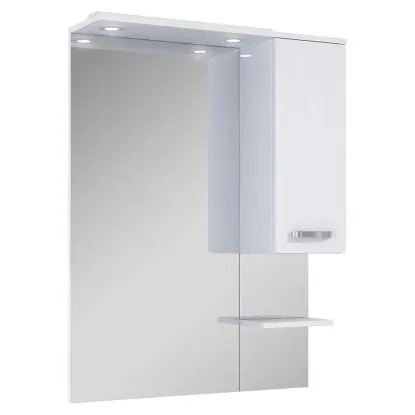 Maximus Nástěnná koupelnová skříňka se zrcadlem EVE s LED 80 x 104 x 18,6 cm