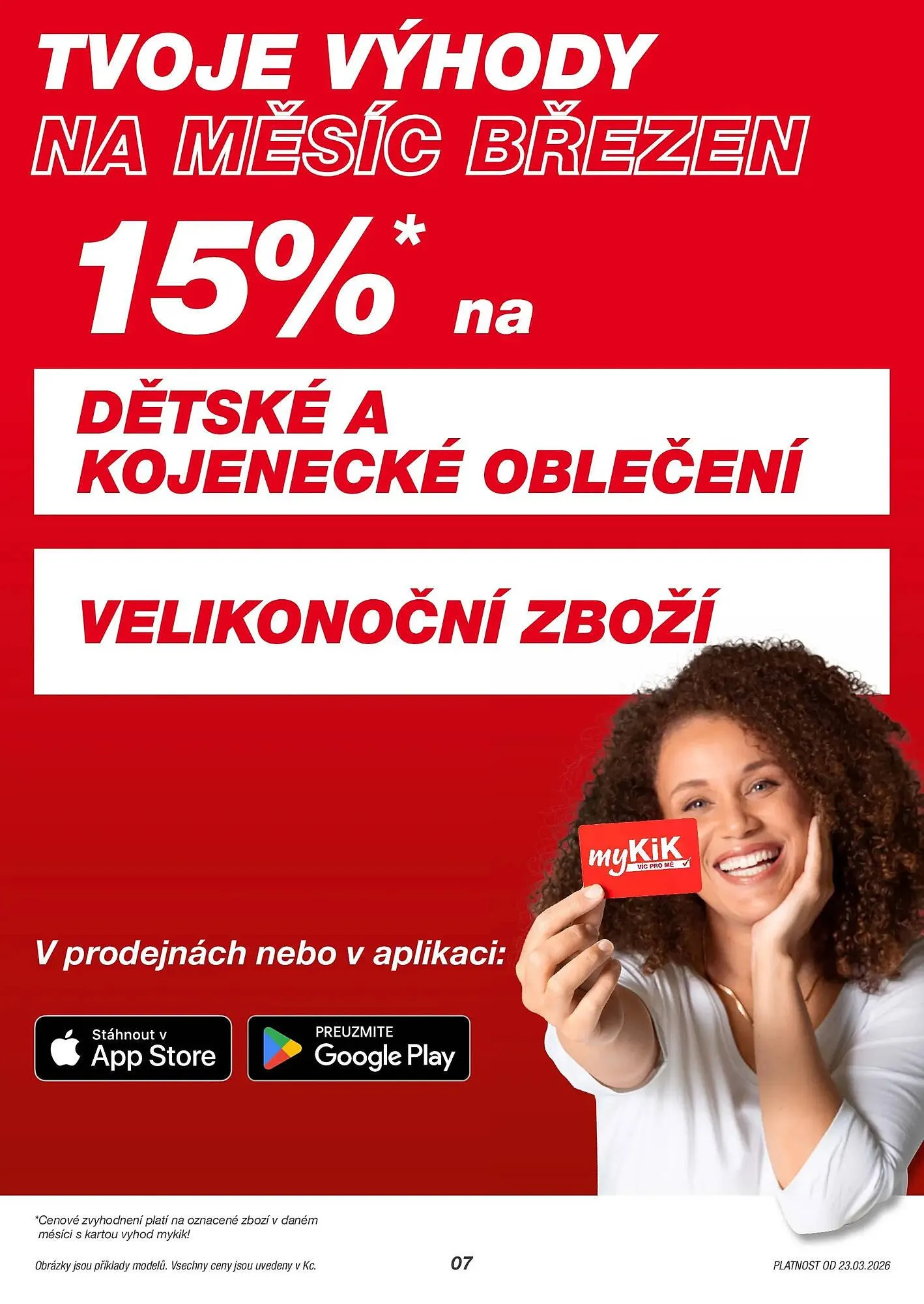 Kik leták - 23. března 19. dubna 2026 - Page 7