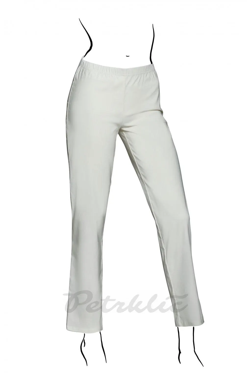 LENKA rovné tenčí kalhoty z bengalína - 3 délky