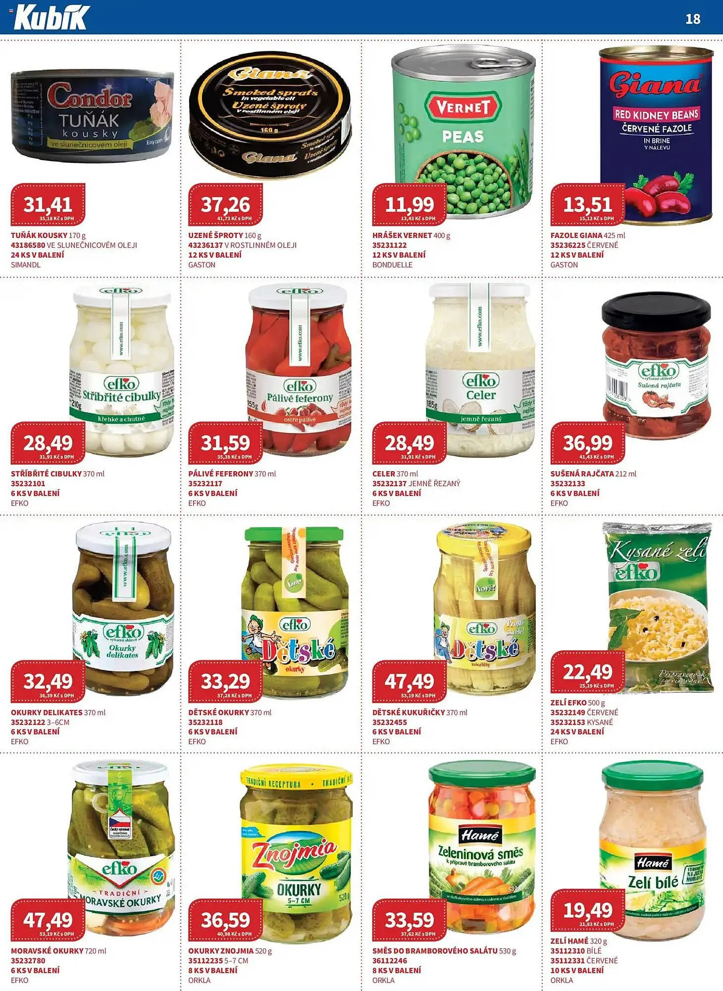 Kubík potraviny leták - 1. března 31. března 2026 - Page 18
