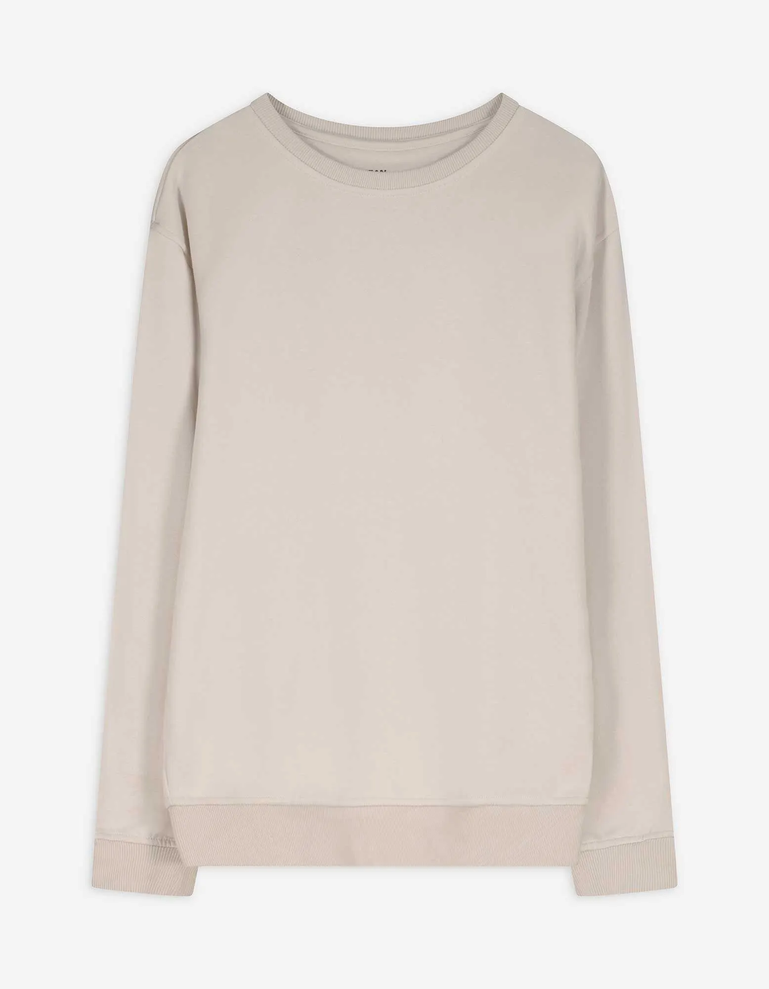 Mikina - Relax Fit střih - bílá