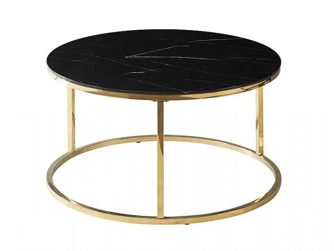 SABINE - konferenční stolek - efekt mramoru