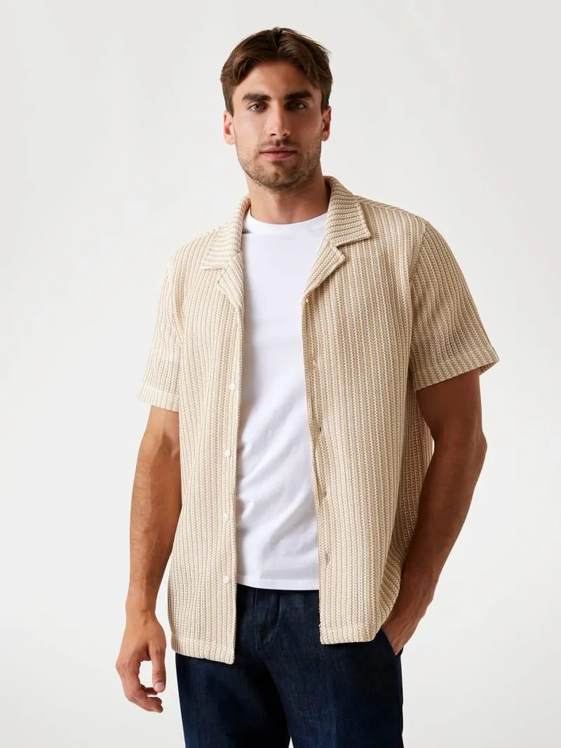 Camisa punto a rayas