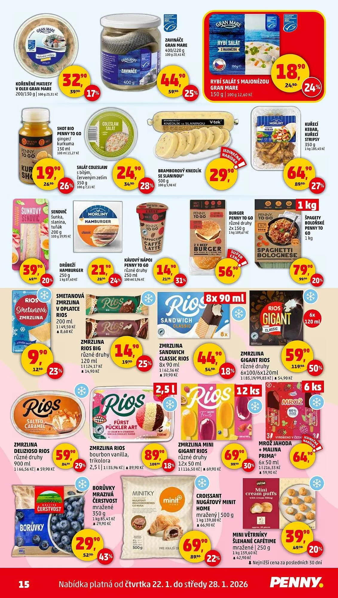 Penny Market leták - 22. ledna 28. ledna 2026 - Page 15