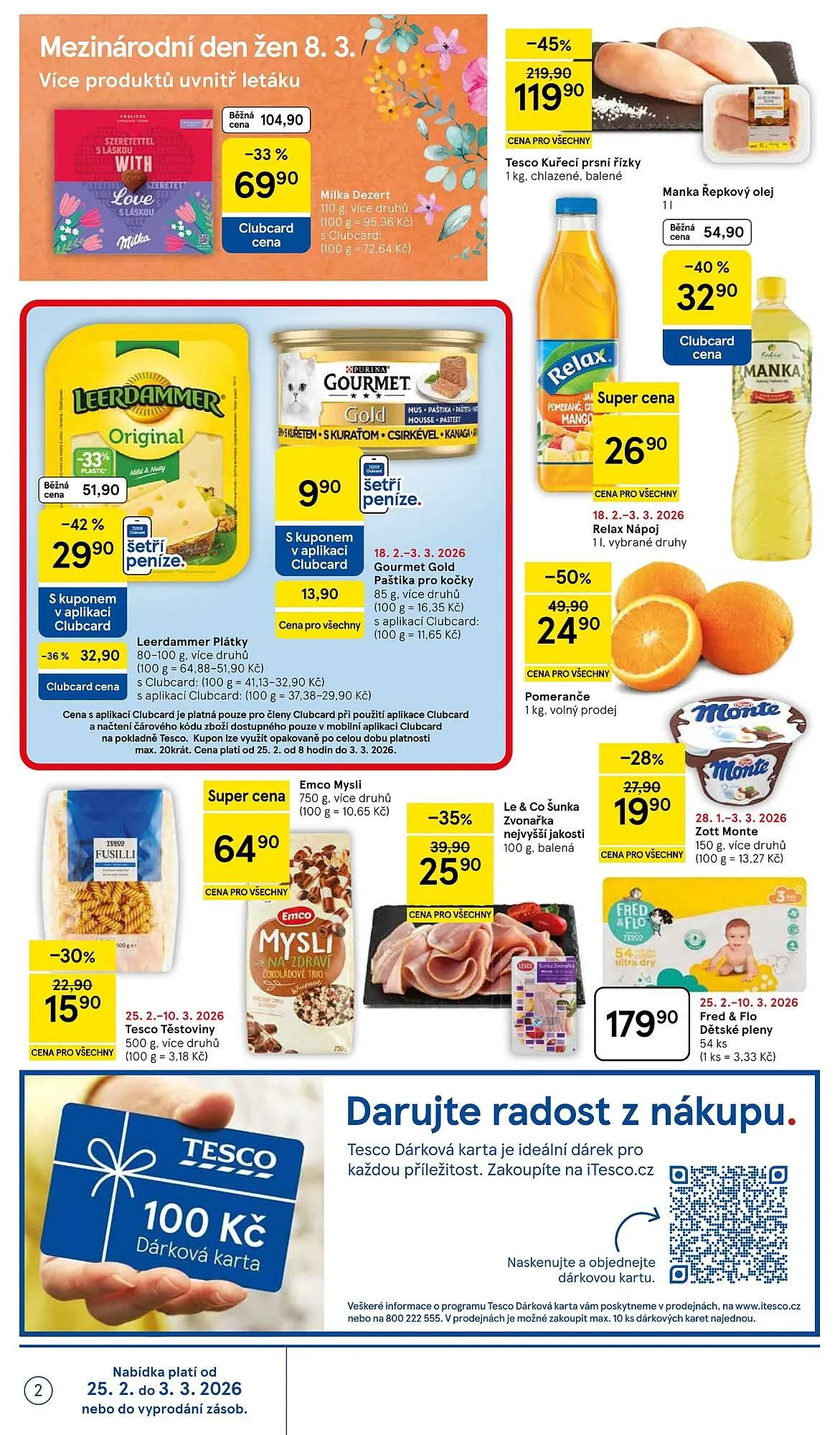Tesco leták - 25. února 3. března 2026 - Page 2