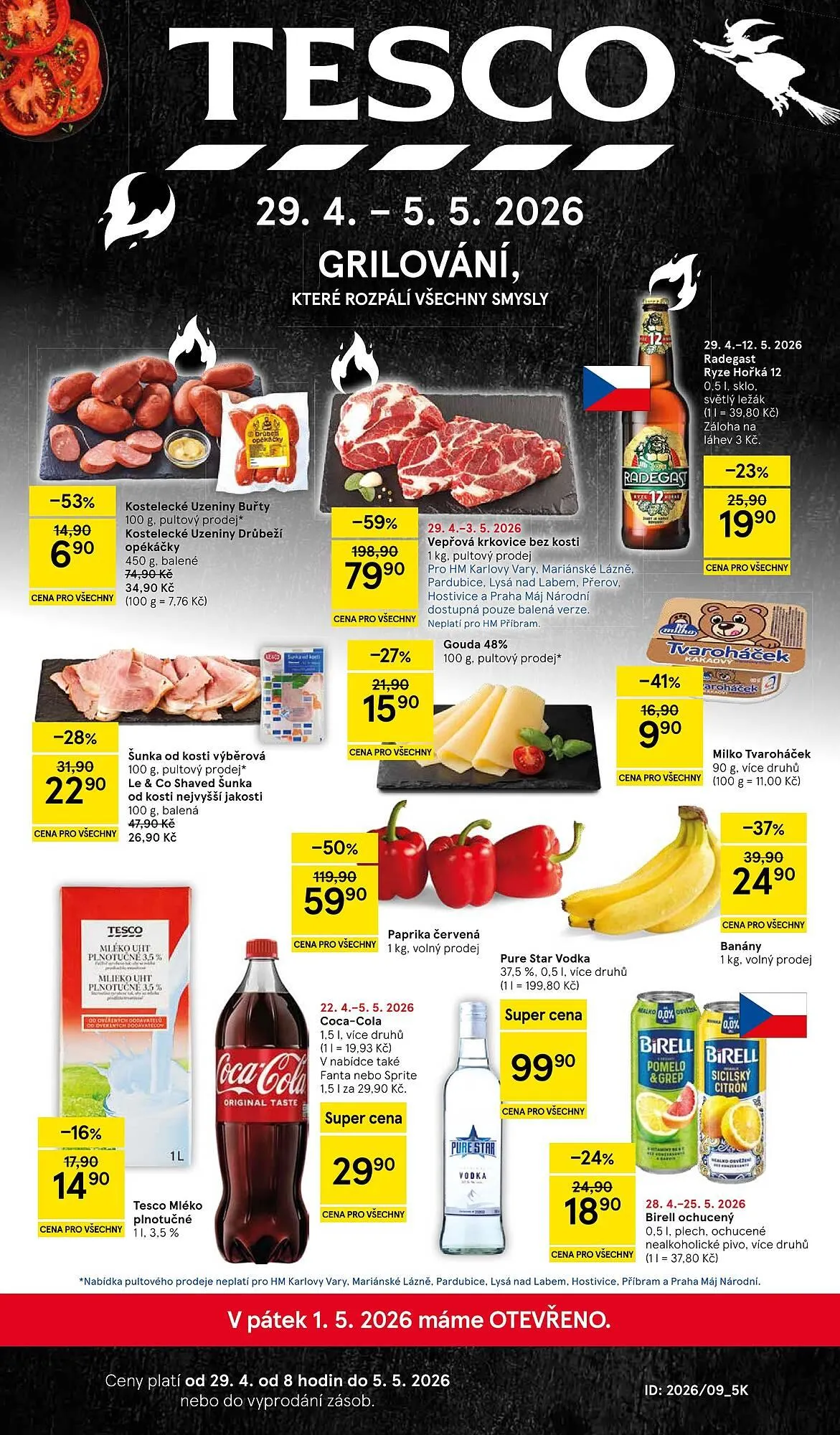 Tesco leták - 29. dubna 5. května 2026 - Page 1