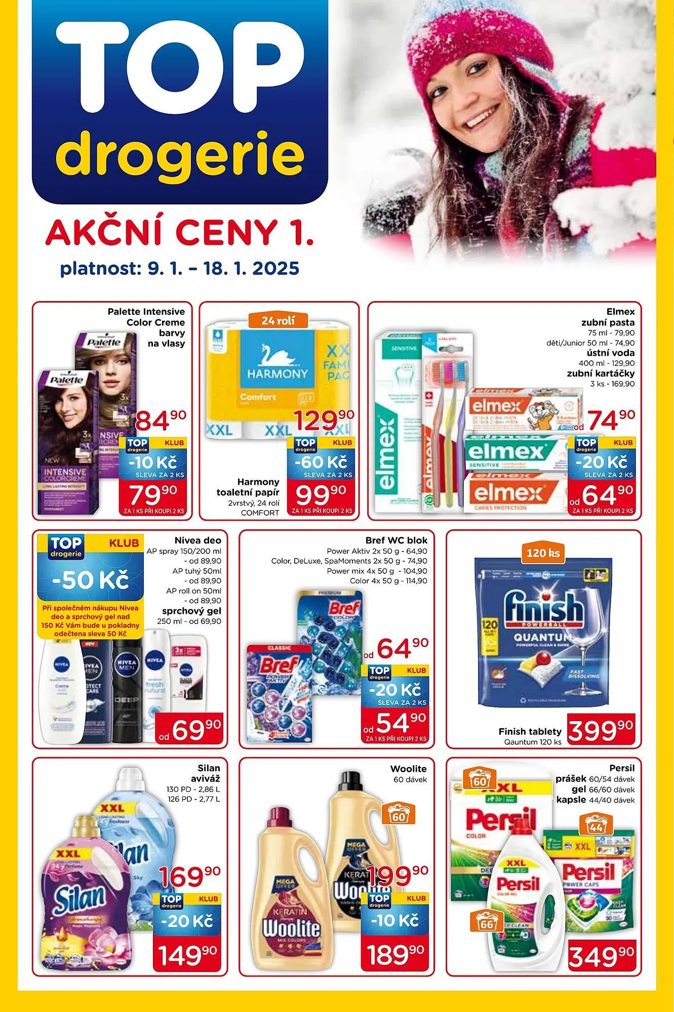TOP drogerie leták - 9. ledna 18. ledna 2025 - Page 1