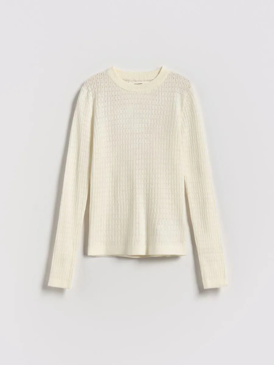 Lehký svetr s příměsí viskózy