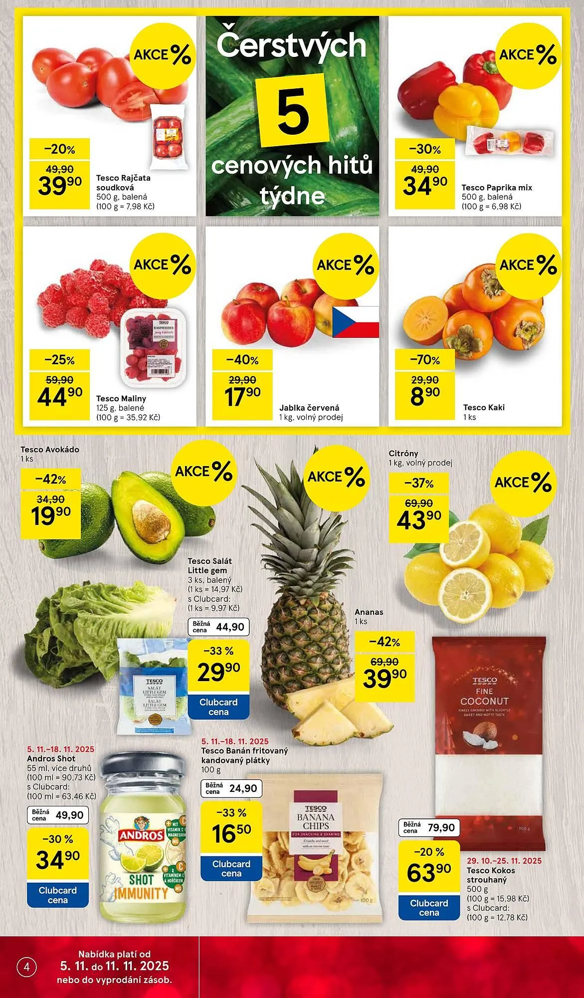 Tesco leták - 5. listopadu 11. listopadu 2025 - Page 4