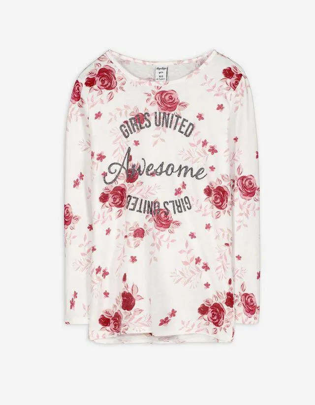 Maglia a manica lunga - Stampa di messaggio