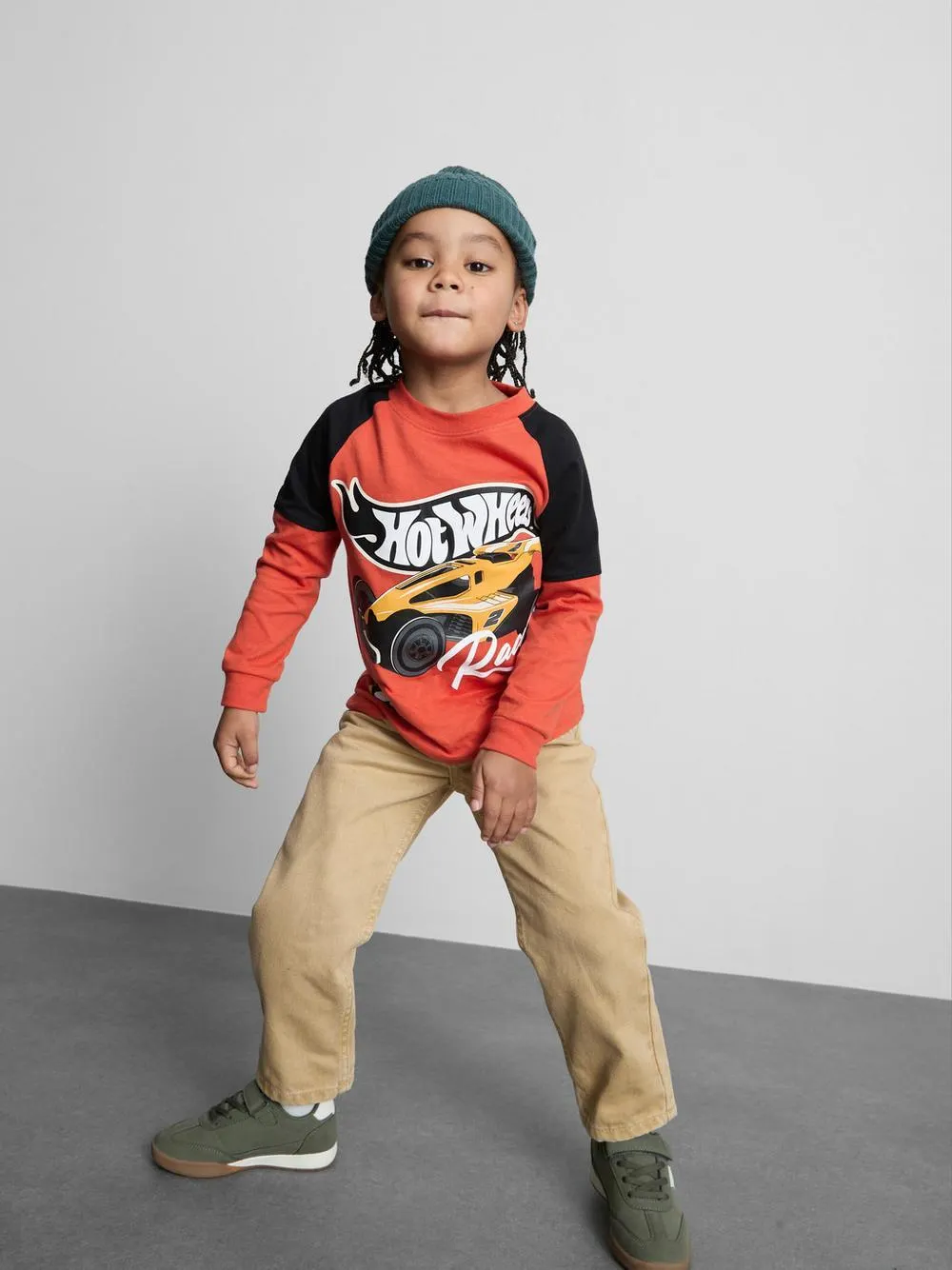 2–8 let | Tričko Hot Wheels s dlouhým rukávem
