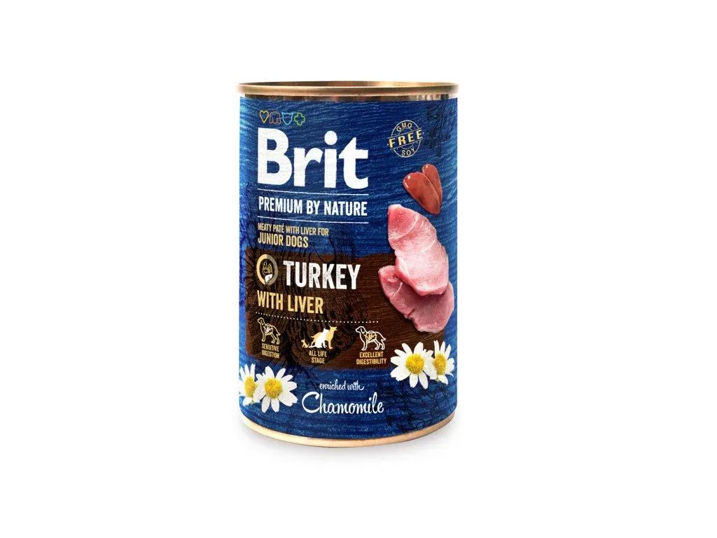 Konz.Brit Premium by Nature Turkey with Liver 400g