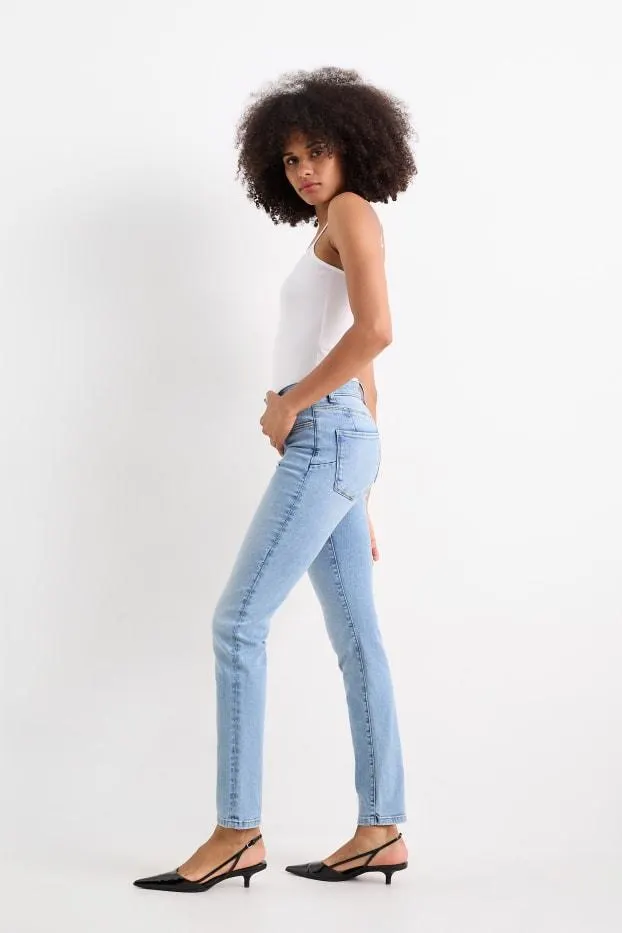 Slim jeans - mid waist - shaping jeans - Flex - LYCRA®