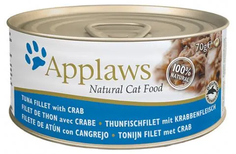 Konzerva Applaws Cat tuňák & krab 70g