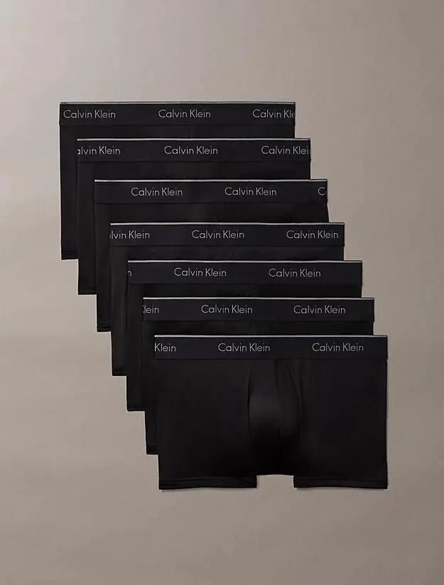 7 Pack Low Rise Trunks - Micro Stretch