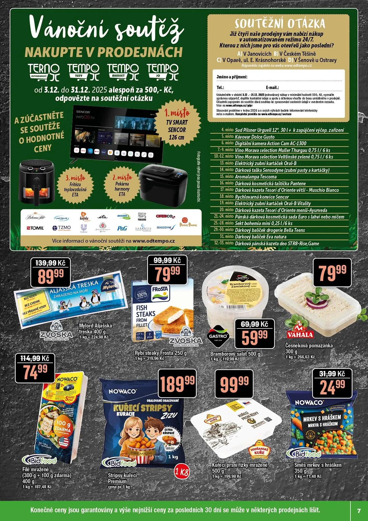 TEMPO leták - 3. prosince 16. prosince 2025 - Page 7