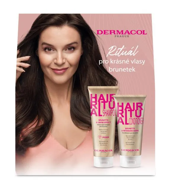 Dárkový balíček Hair Ritual pro hnědé vlasy - šampon a kondicionér
