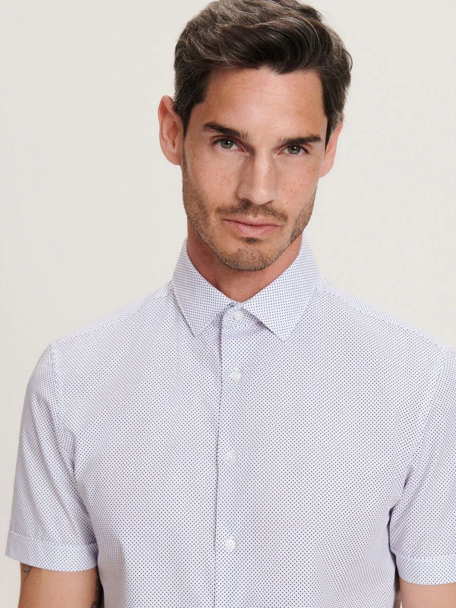 Vzorovaná košile slim fit