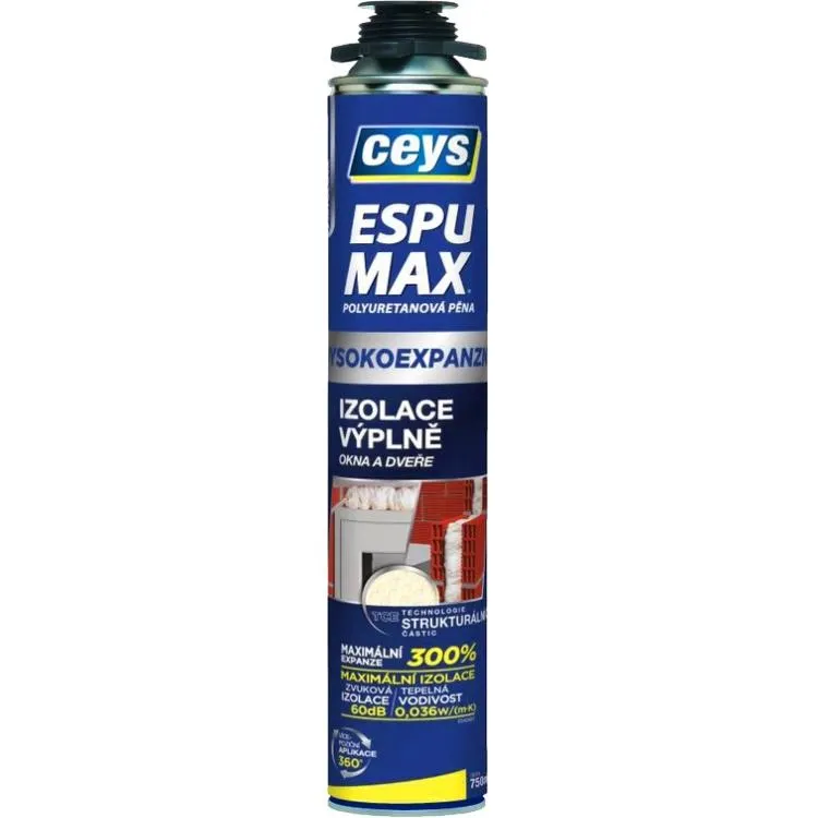 Ceys Espumax montážní pěna vysokoexpanzní, pistolová, 750 ml