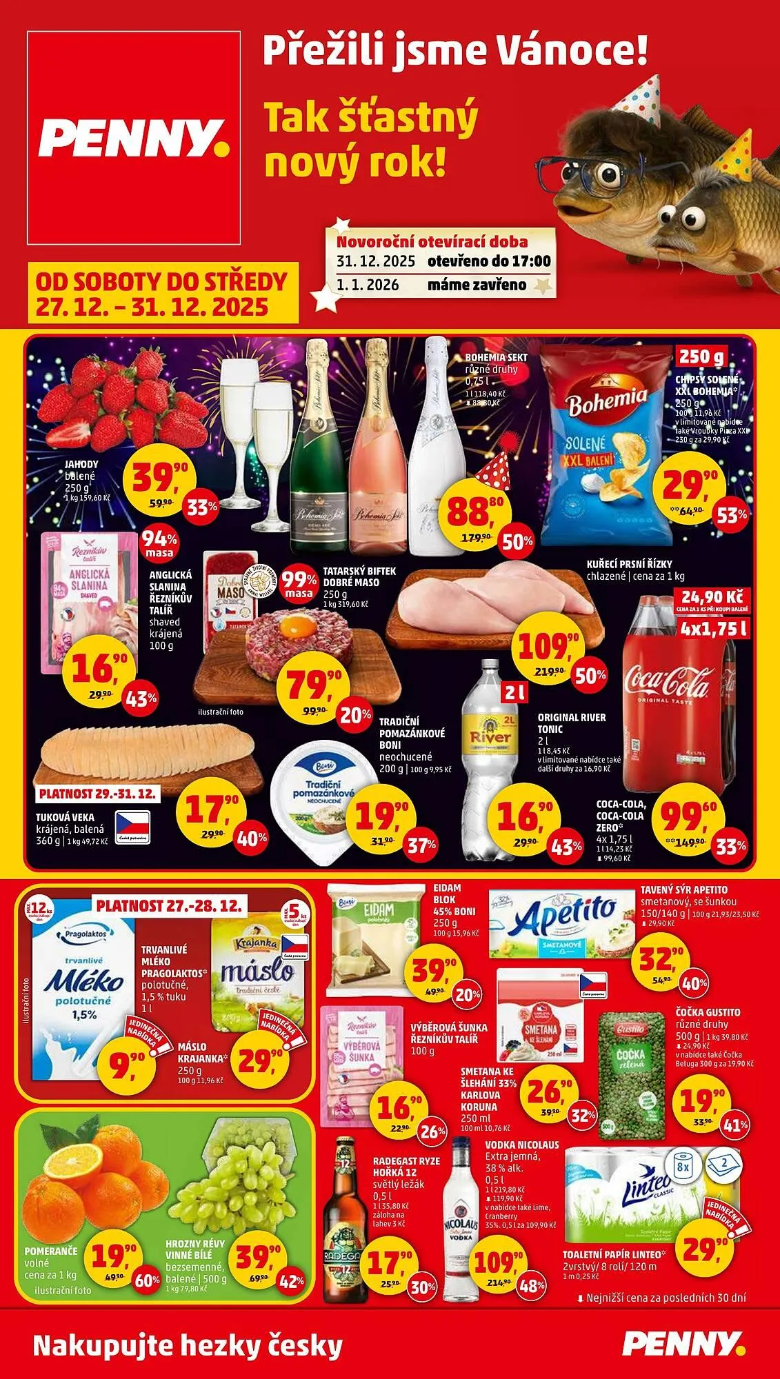 Penny Market leták - 27. prosince 31. prosince 2025 - Page 1