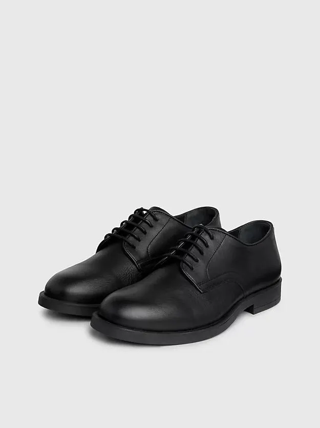 Leather Lace-Up Shoes