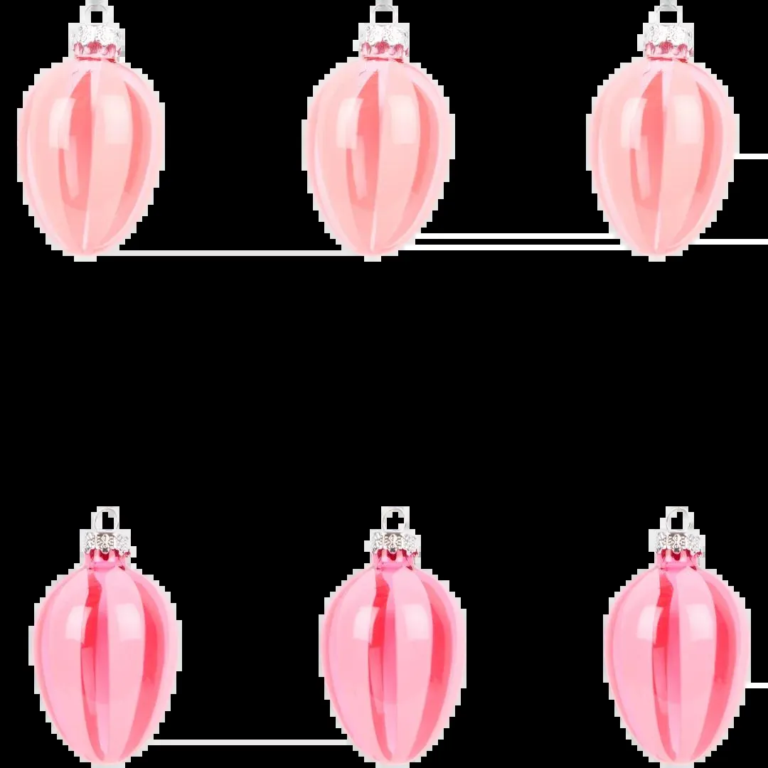 Skleněné velikonoční ozdoby