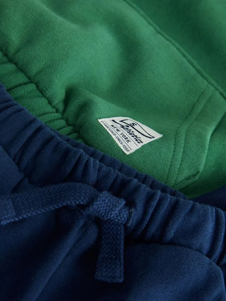 Zelená - Sada topu s polovičním zipem a jogger kalhot (3měsíců -7let)