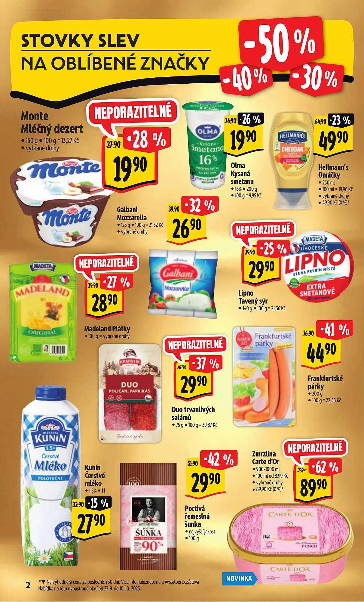 Albert Hypermarket leták - 27. září 3. října 2023 - Page 2