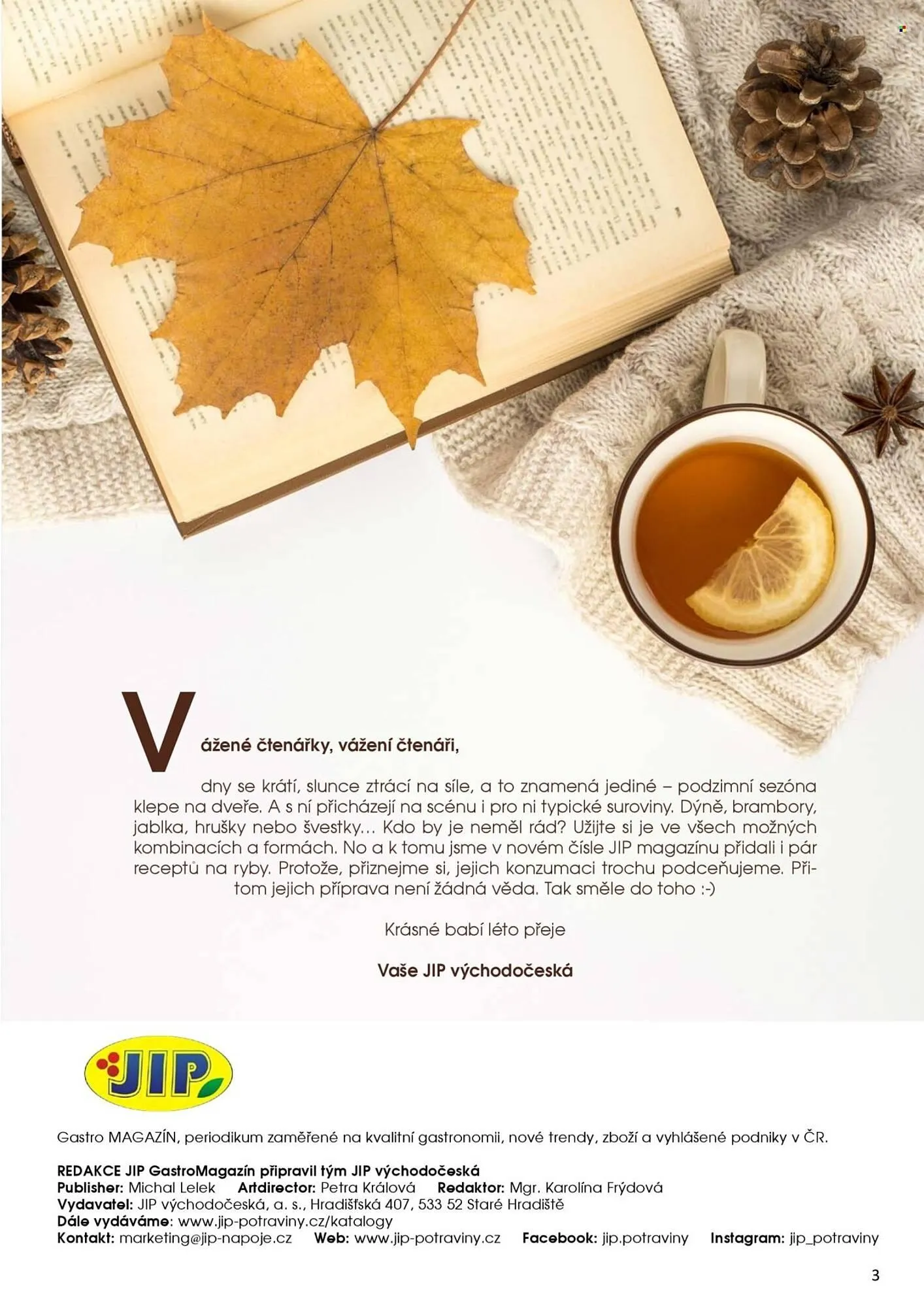 Jip leták - 14. října 30. listopadu 2025 - Page 3