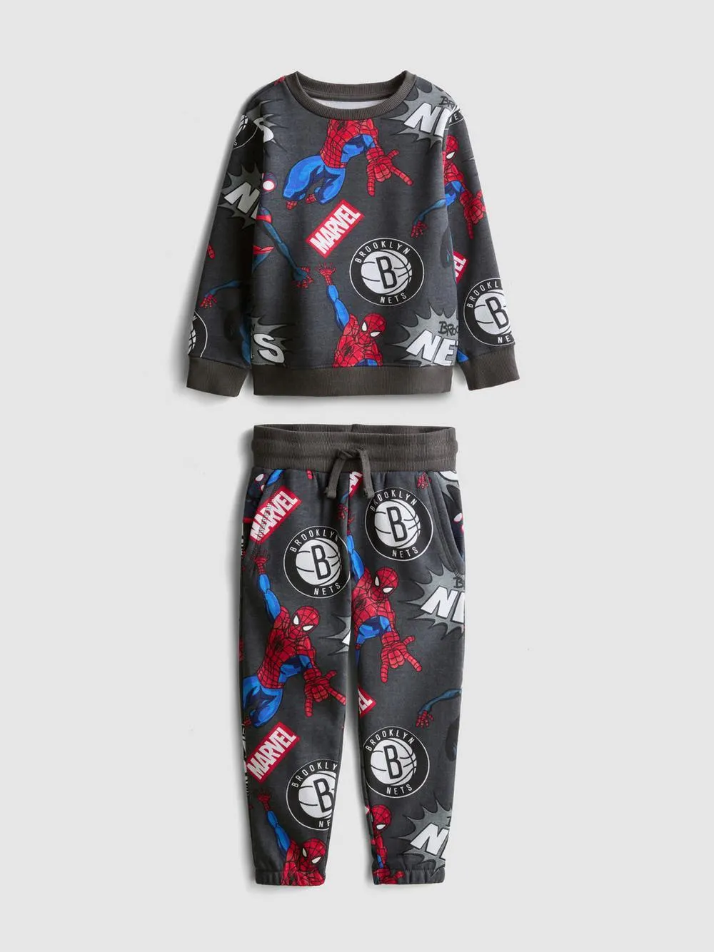 1,5–8 let | Mikina a tepláky Brooklyn Nets x Spider-Man