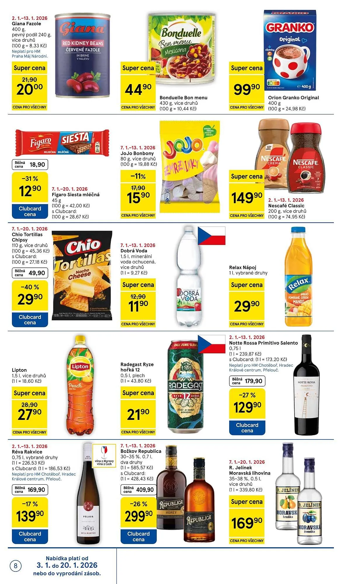 Tesco leták - 7. ledna 13. ledna 2026 - Page 8